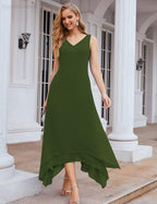 Sunnderly Chiffon Plus Size Mother of Bride Dresses with Jacket Formal Dresses for Wedding SY28073