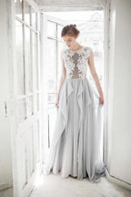 NumberSea Gorgeous Inexpensive Lace Tulle Wedding Dress Boho Bridal Dresses