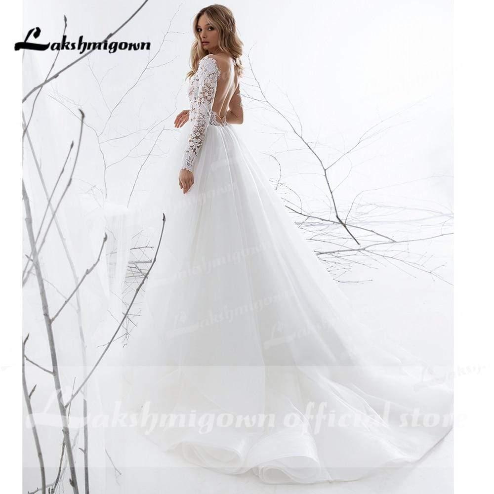 NumberSea Long sleeves Wedding Dress A-Line