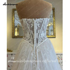 NumberSea NumberSea A Line Wedding Dresses For Women Sweetheart Elegant Wedding Gowns Lace Long Sexy Dresses robes de soirée mariage