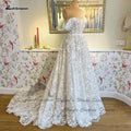 NumberSea NumberSea Luxury Lace Boho Wedding Dresses For Women 2024 Vestido Boda Civil Corset Bridal Gowns Off The Shoulder Custom Made
