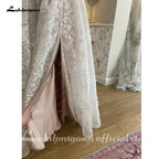 NumberSea NumberSea Off Shoulder A Line Wedding Dresses For Women 2024 Lace Floral Bridal Gown Backless Summer Boho Robe De Mariee