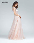 NumberSea Sexy A Line Wedding Dresses White Lace Appliqued