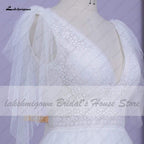 NumberSea Sexy Wedding Dress A Line 2021Bridal Dresses V-neck