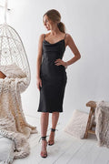 Sheatn Spaghetti Straps Knee-Length Prom/Homecoming Dress