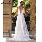 NumberSea Simple Beach Wedding Dress Princesse A Line