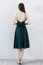 Simple Chic Homecoming Dress V-neck with Straps
