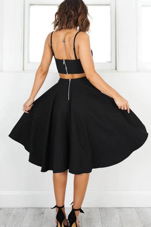 Simple Two Pieces  Short Prom Dresses Homecoming Dresses