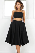 Simple Two Pieces  Short Prom Dresses Homecoming Dresses