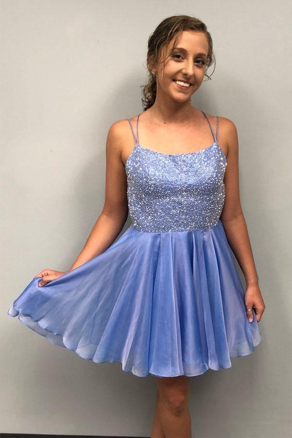 Sparkle Beading Short Prom Dress Homecoming Dress
