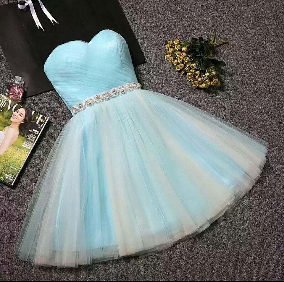 Strapless Sweetheart Neck Homecoming Dress Short Prom Dresses