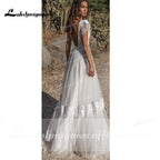 NumberSea Sweetheart Neck Lace Beading Off Shoulder Wedding Dresses