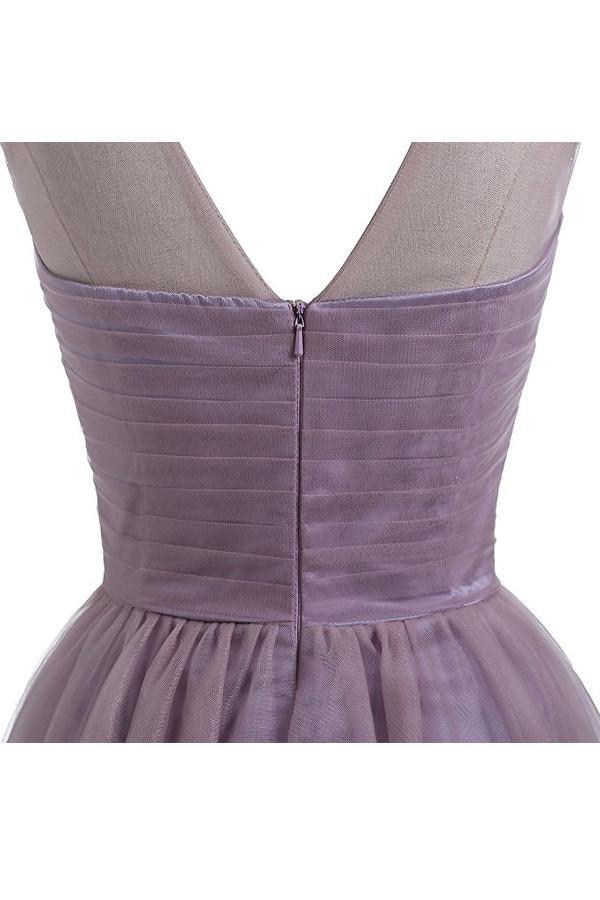 Sweetheart Tulle Light Homecoming Dresses Short Prom Dresses