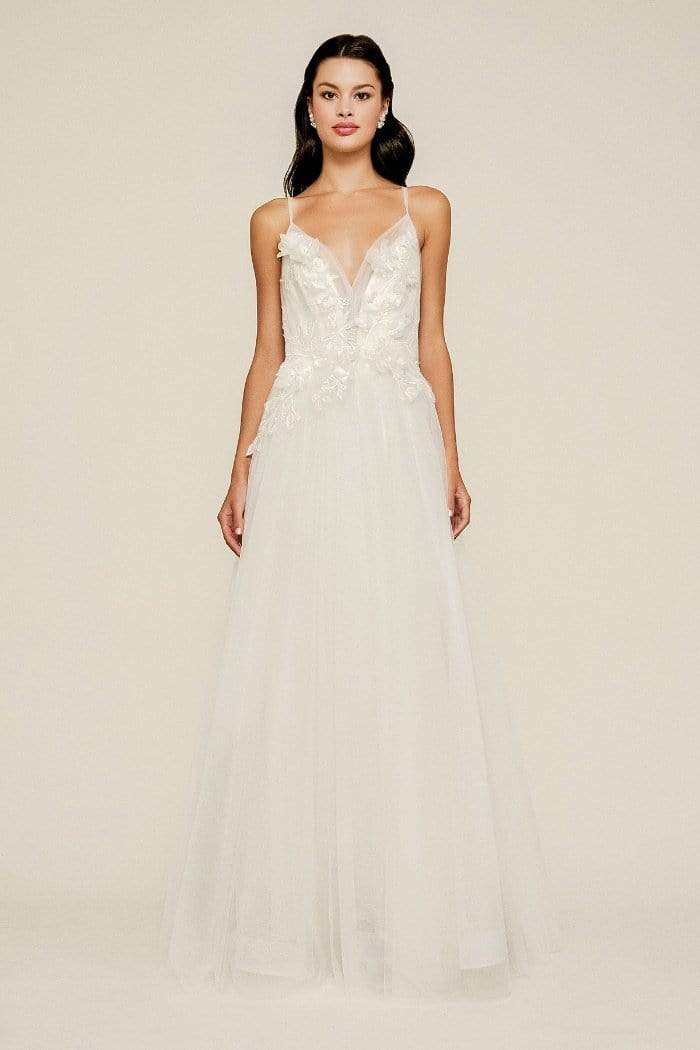 Tadashi Shoji - Conradina Tulle Applique Gown