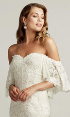 Tadashi Shoji - Madryn Embroidered Off-The-Shoulder Dress