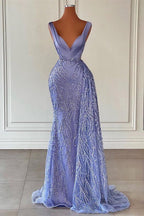 Trendy Floor Length Sleeveless Mermaid Satin Prom Dress