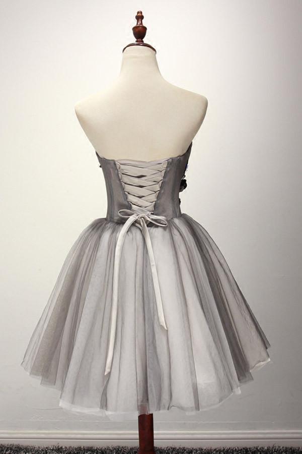 Tulle Short Prom Dress Homecoming Dress Coktail Dress