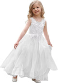Tiered Tulle Flower Girl dresses for Wedding