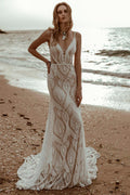 Numbersea Willowby Bohemian Lace Wedding Dress Real Photo